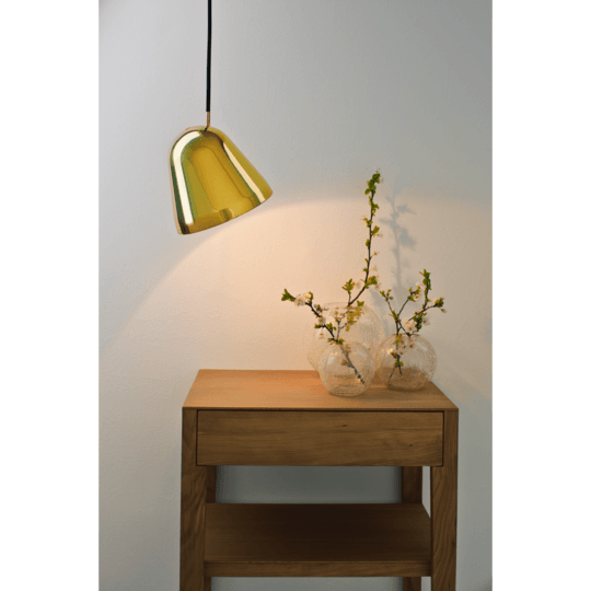 NYTA Tilt Brass Pendant - Small 