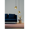NYTA Tilt Brass Pendant - Small 