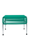 Innit Atom Ottoman - Chrome Frame
