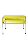 Innit Atom Ottoman - Chrome Frame