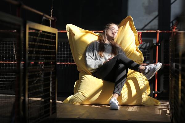 Fatboy Original Slim Velvet - Bean Bag Petrol 