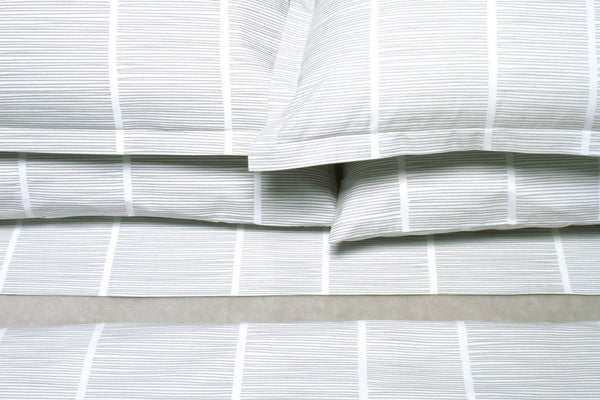 Area Pins French Back Pillow Case Grey Standard 