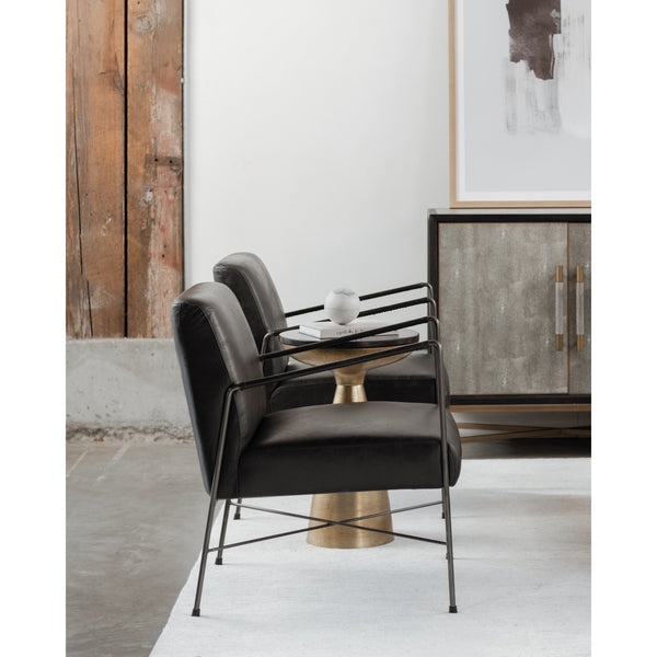 Moe's Dagwood Leather Armchair
