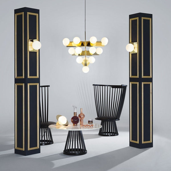Tom Dixon Fan Lounge Chair Black Stained Ash 