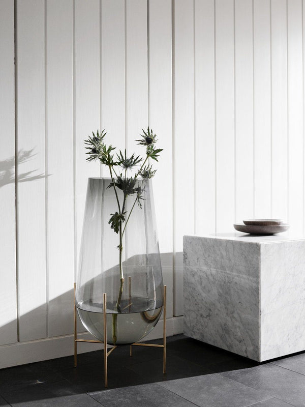 Menu Plinth Cubic White Carrara Marble 