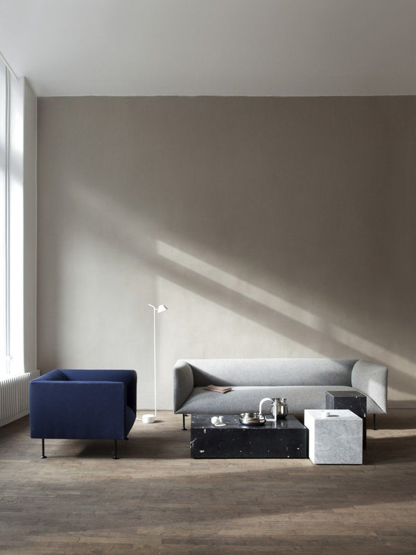 Menu Plinth Cubic White Carrara Marble 