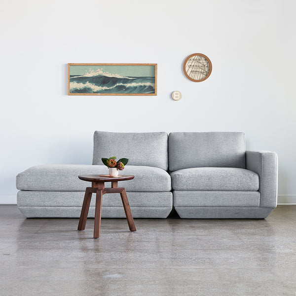 GUS Modern Podium Modular 2 PC Lounge Sofa