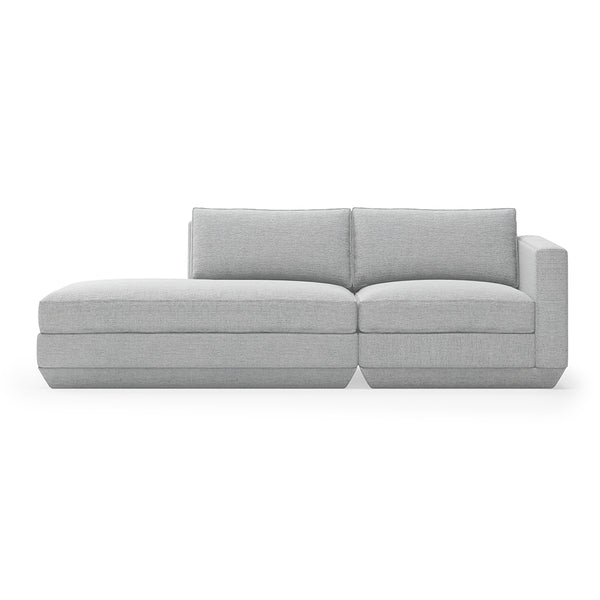 GUS Modern Podium Modular 2 PC Lounge Sofa