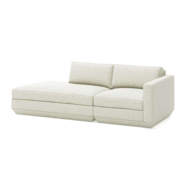 GUS Modern Podium Modular 2 PC Lounge Sofa
