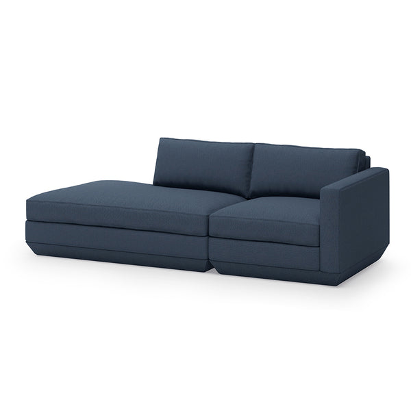 GUS Modern Podium Modular 2 PC Lounge Sofa