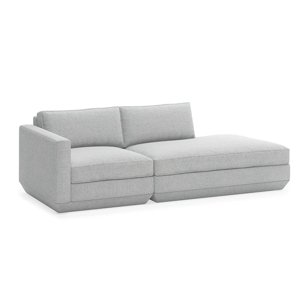 GUS Modern Podium Modular 2 PC Lounge Sofa