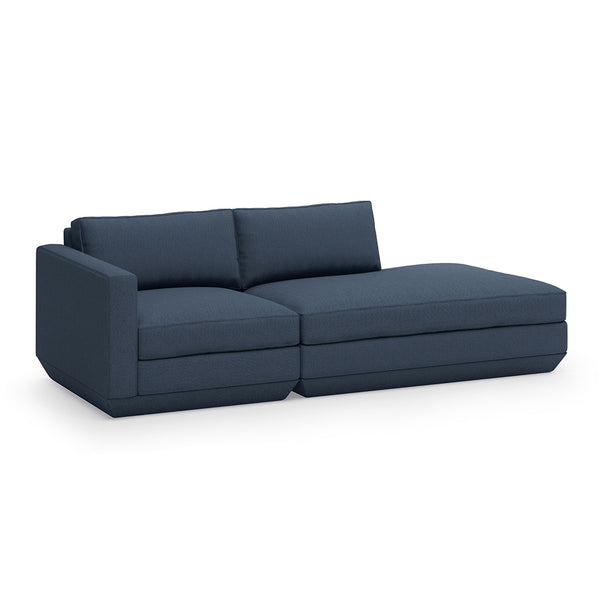 GUS Modern Podium Modular 2 PC Lounge Sofa