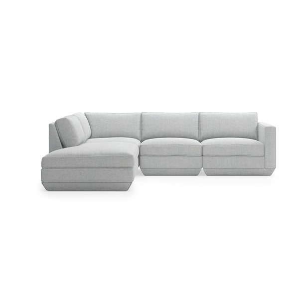 GUS Modern Podium Modular 4 PC Lounge Sectional A