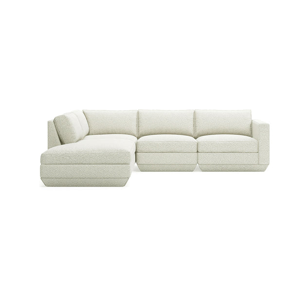 GUS Modern Podium Modular 4 PC Lounge Sectional A