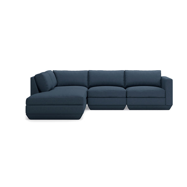 GUS Modern Podium Modular 4 PC Lounge Sectional A