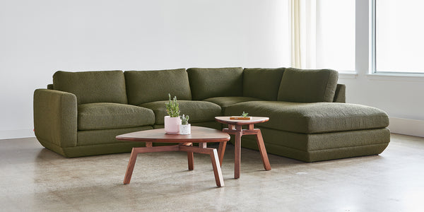 GUS Modern Podium Modular 4 PC Lounge Sectional A