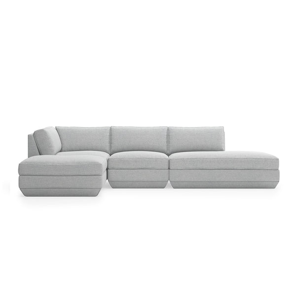 GUS Modern Podium Modular 4 PC Lounge Sectional B