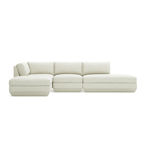 GUS Modern Podium Modular 4 PC Lounge Sectional B