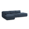 GUS Modern Podium Modular 4 PC Lounge Sectional B
