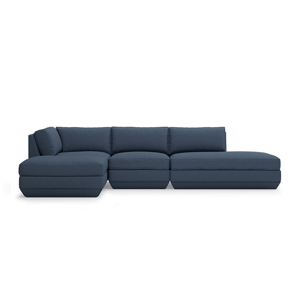 GUS Modern Podium Modular 4 PC Lounge Sectional B