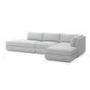 GUS Modern Podium Modular 4 PC Lounge Sectional B