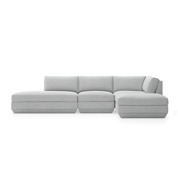 GUS Modern Podium Modular 4 PC Lounge Sectional B