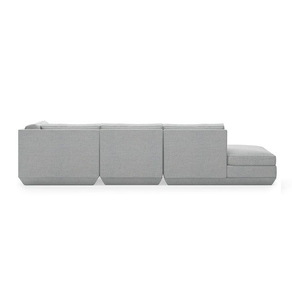 GUS Modern Podium Modular 4 PC Lounge Sectional B