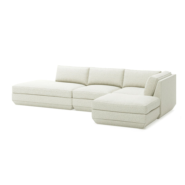 GUS Modern Podium Modular 4 PC Lounge Sectional B