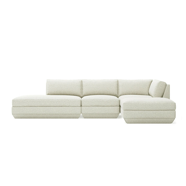 GUS Modern Podium Modular 4 PC Lounge Sectional B