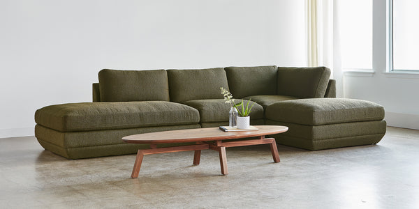GUS Modern Podium Modular 4 PC Lounge Sectional B
