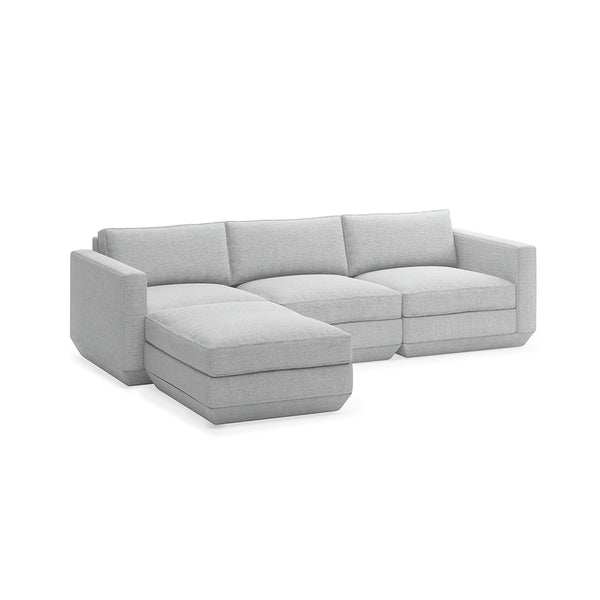 GUS Modern Podium Modular 4 PC Lounge Sectional B