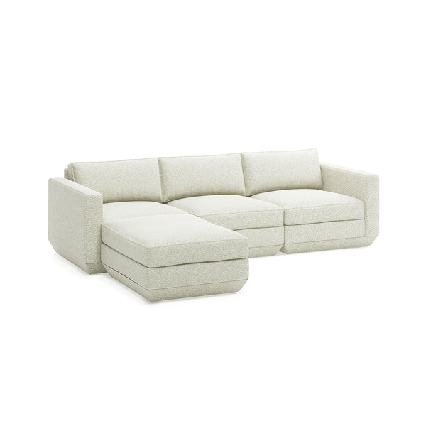 GUS Modern Podium Modular 4 PC Lounge Sectional B