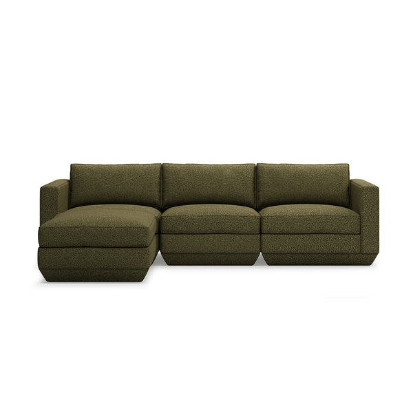 GUS Modern Podium Modular 4 PC Lounge Sectional