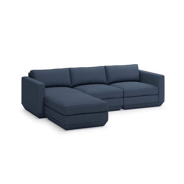 GUS Modern Podium Modular 4 PC Lounge Sectional