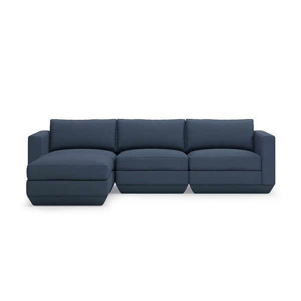 GUS Modern Podium Modular 4 PC Lounge Sectional