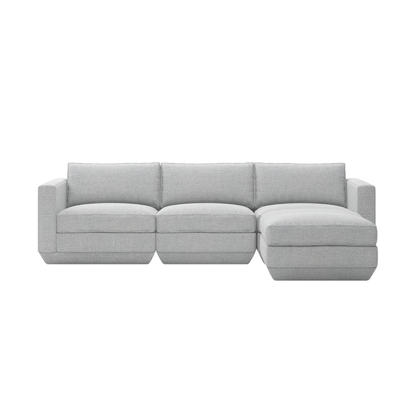 GUS Modern Podium Modular 4 PC Lounge Sectional