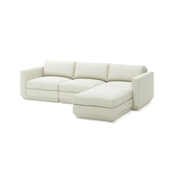 GUS Modern Podium Modular 4 PC Lounge Sectional