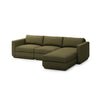 GUS Modern Podium Modular 4 PC Lounge Sectional