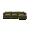 GUS Modern Podium Modular 4 PC Lounge Sectional