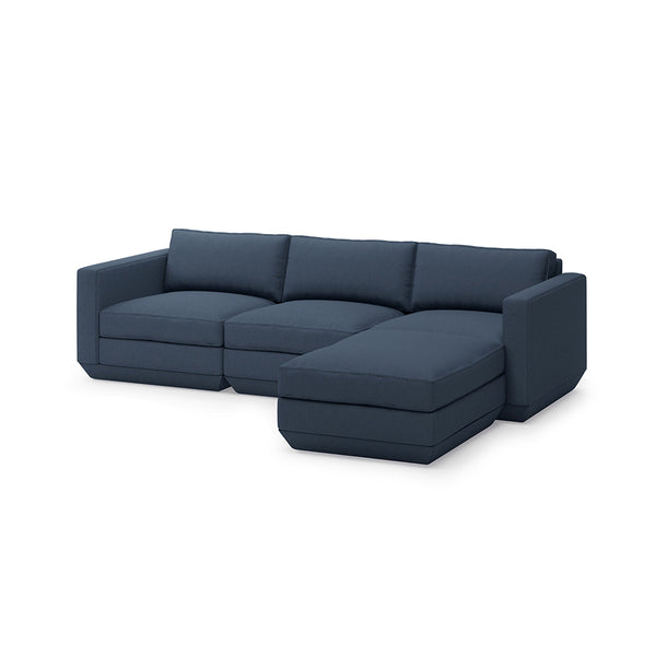 GUS Modern Podium Modular 4 PC Lounge Sectional