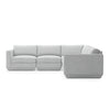 GUS Modern Podium Modular 5 PC Corner Sectional