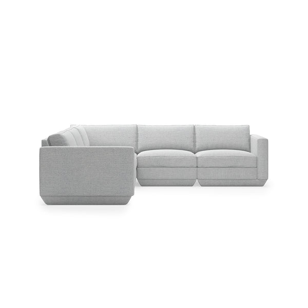 GUS Modern Podium Modular 5 PC Corner Sectional