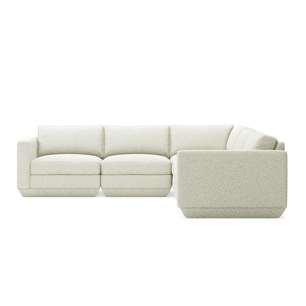 GUS Modern Podium Modular 5 PC Corner Sectional