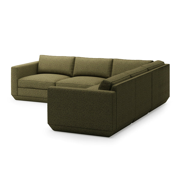 GUS Modern Podium Modular 5 PC Corner Sectional