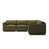 GUS Modern Podium Modular 5 PC Corner Sectional