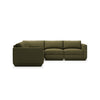 GUS Modern Podium Modular 5 PC Corner Sectional