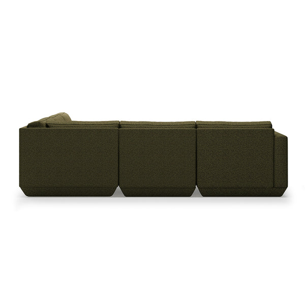 GUS Modern Podium Modular 5 PC Corner Sectional