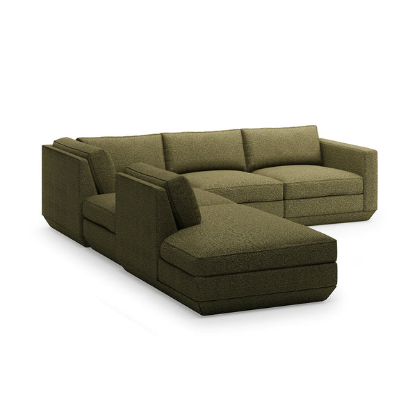 GUS Modern Podium Modular 5 PC Seating Group A