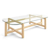 GUS Modern Quarry Rectangle Coffee Table - Glass