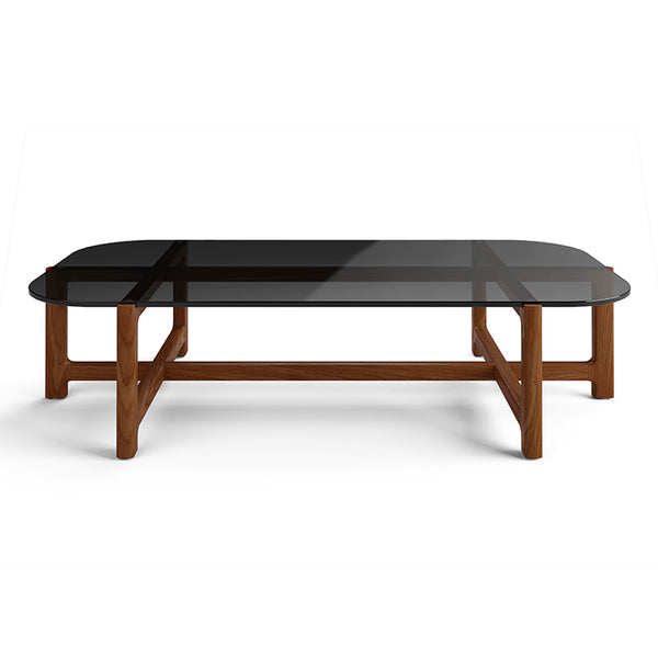 GUS Modern Quarry Rectangle Coffee Table - Glass